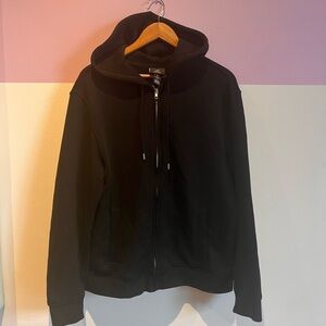 H&M Black Full-Zip Hoodie